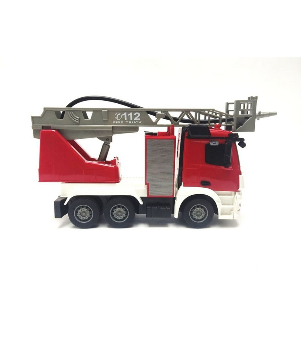 Радиоуправляемая пожарная машина Double Eagle Mercedes-Benz ANTOS 1/26 2.4G брызгает водой RTR
