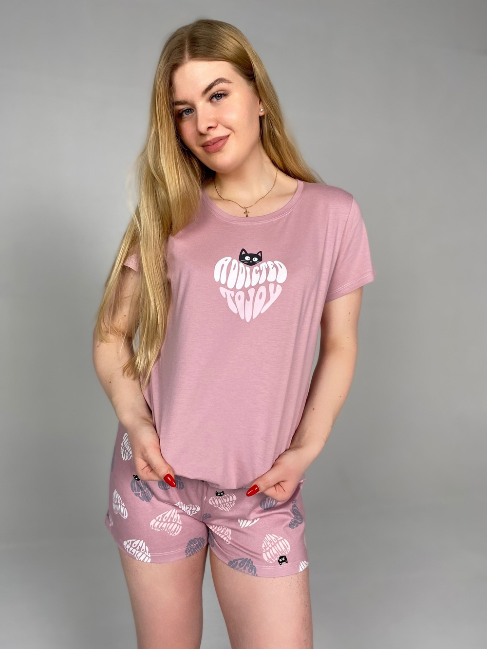 Пижама женская "901 02 88 К.П" шорты (Р 72)