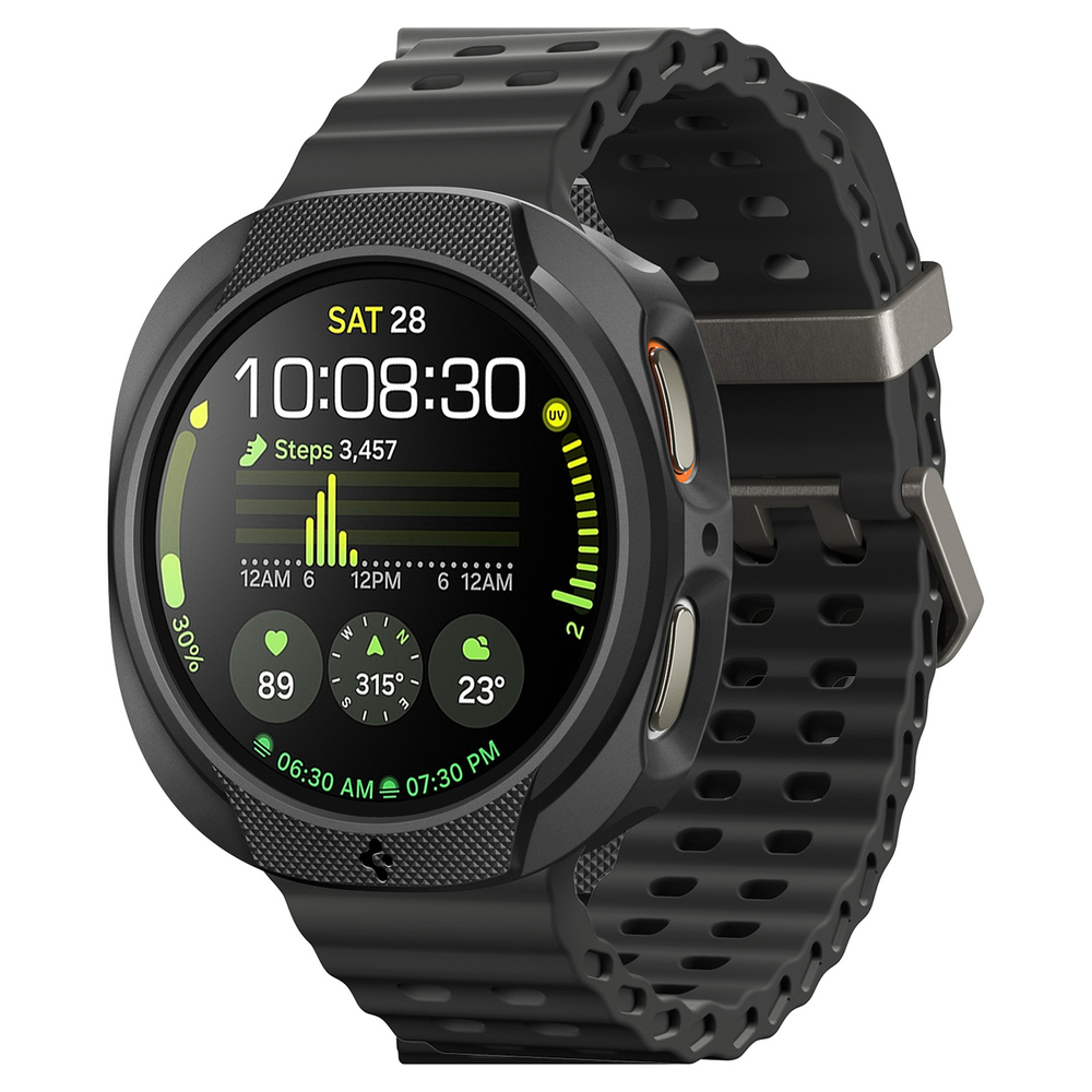 Чехол Spigen Liquid Air для Galaxy Watch 8 (44 mm) черный