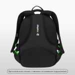 Рюкзак Berlingo Comfort "The Rules" 38*27*18см, 3 отделения, 3 кармана, эргономичная спинка