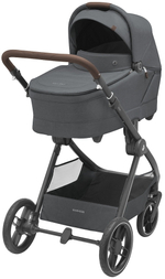 Коляска детская Maxi-Cosi Oxford Plus 3 в 1 с автокреслом Pebble 360 Pro Twillic Truffle 1978204110 PlusTwillic Graphite/Графит