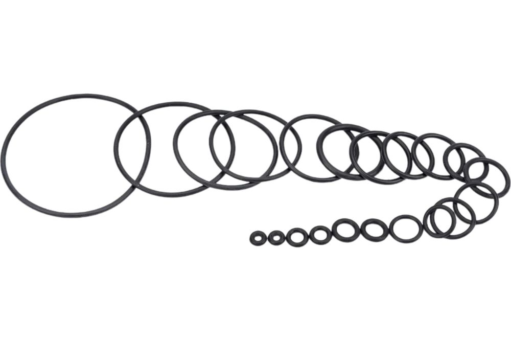 Кольца уплотнительные из EPDM, для радиаторной арматуры, лат. фильтров и коллекторов (ремонтный комплект №3)