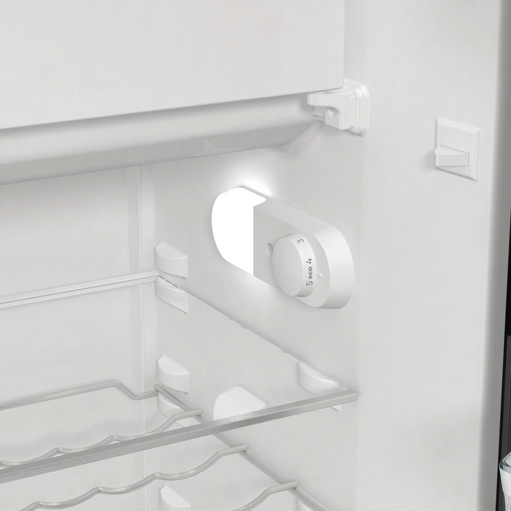 Отдельностоящий двухкамерный холодильник Gorenje OBRB615DBK