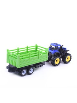 Игрушка Трактор Фермерский с тележкой (9870-1)