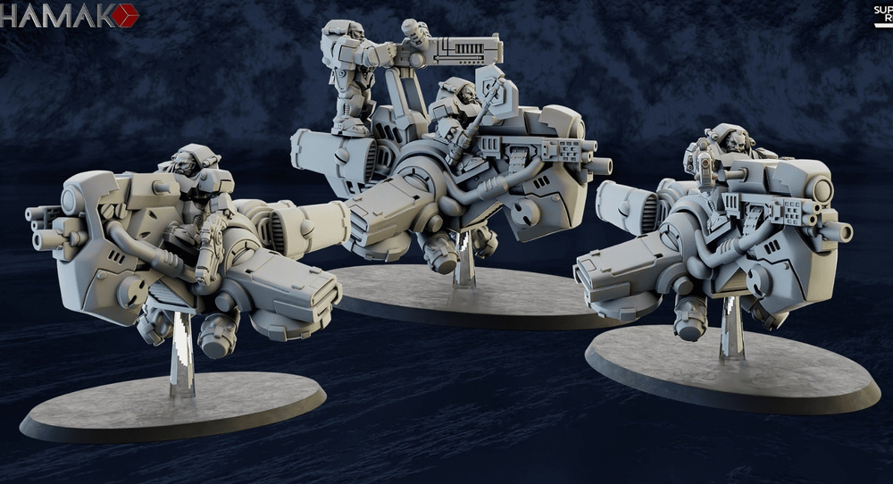 Leagues of Votann Warriors Bikers