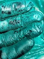 Премиум пигмент 8994 - Зелёный (с серебром) мерцающий - универсальный