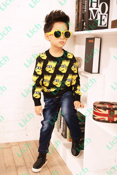 Пуловер детский с изображениями Барта Симпсона