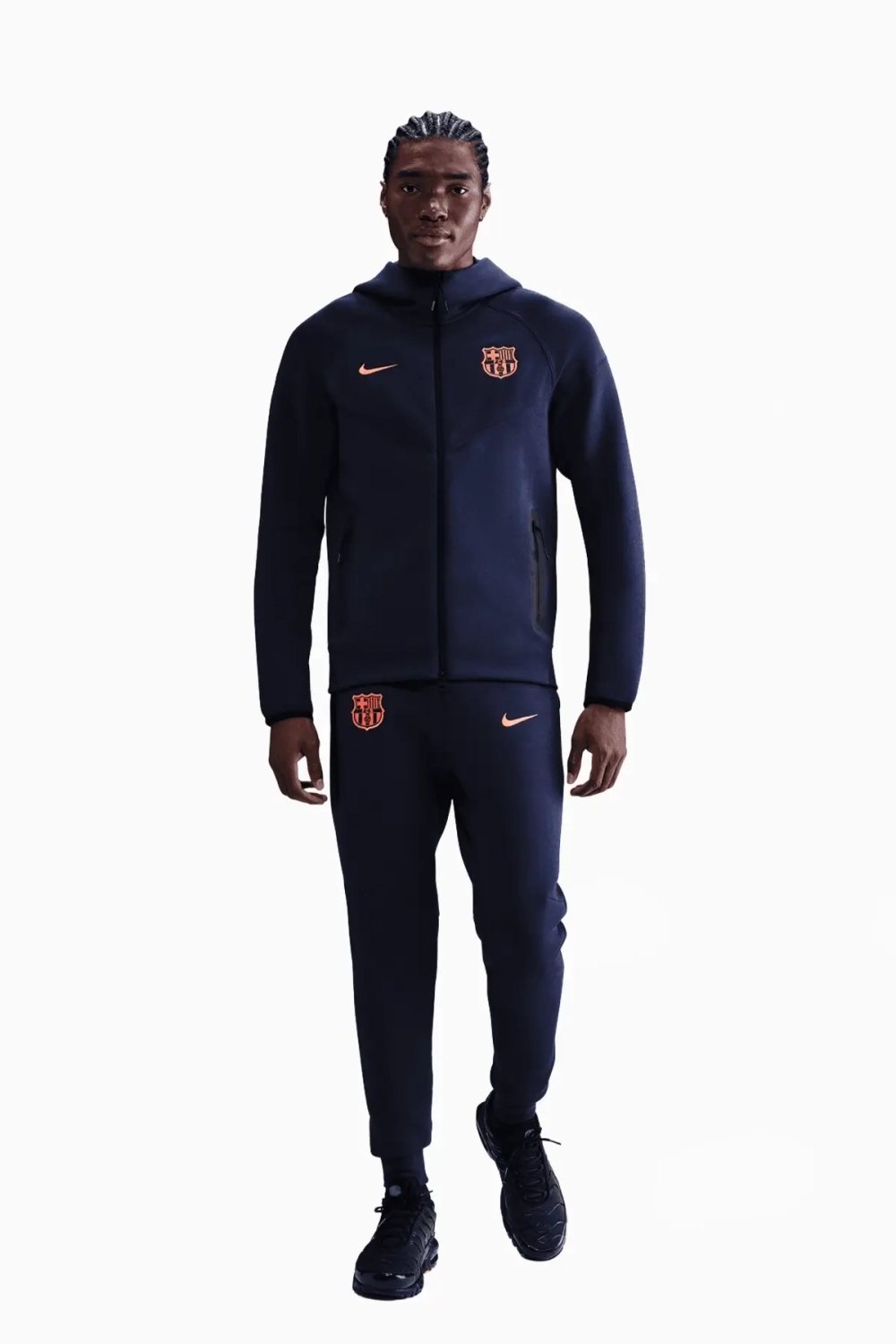 Кофта Nike FC Barcelona 25/26 Tech Windrunner - темно-синий