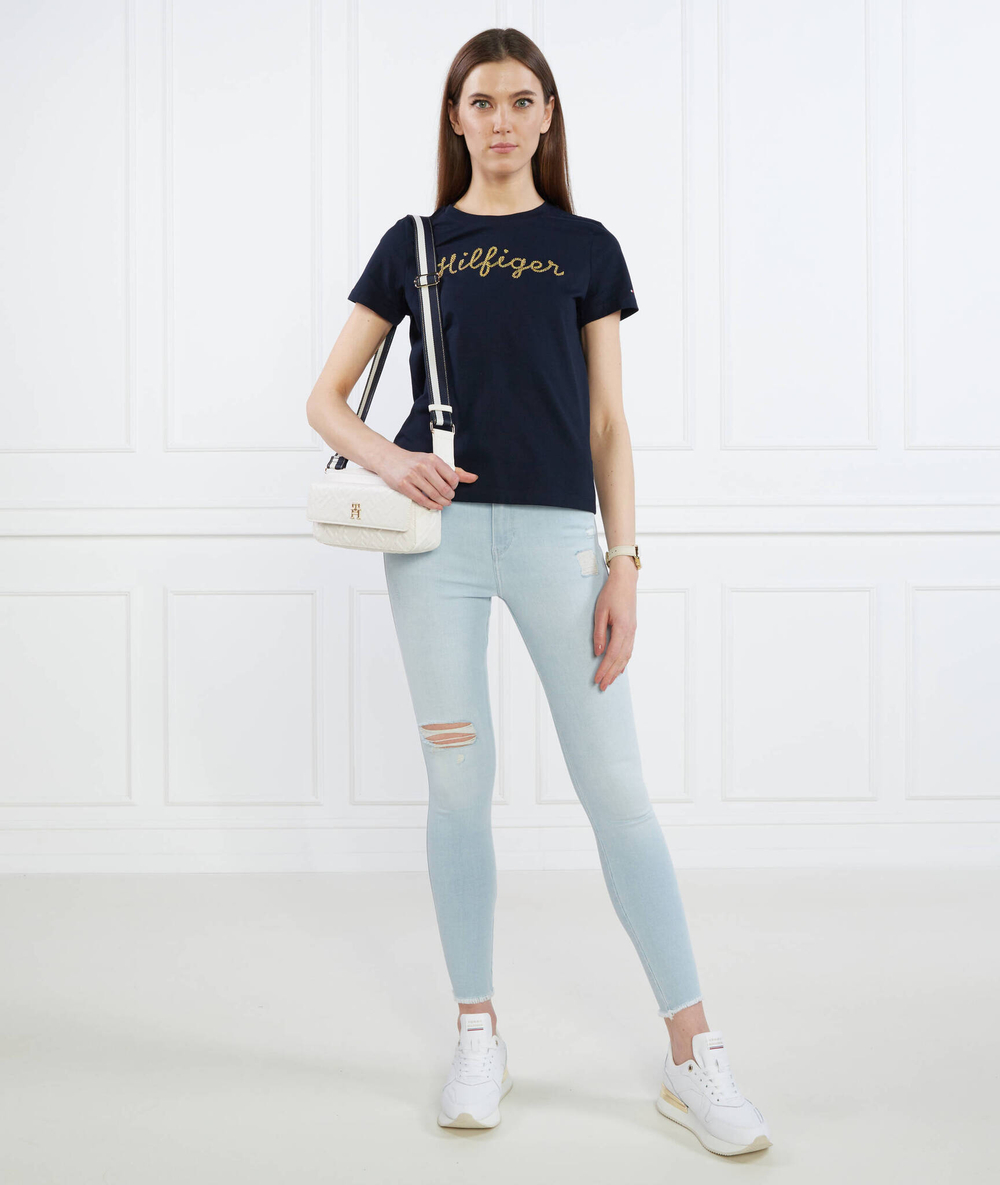 Джинсы TH FLEX HARLEM U SKINNY AW LILY Tommy Hilfiger - голубой(WW0WW38146)