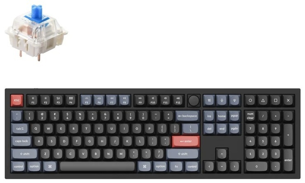 Клавиатура Keychron Q6-M2 черный