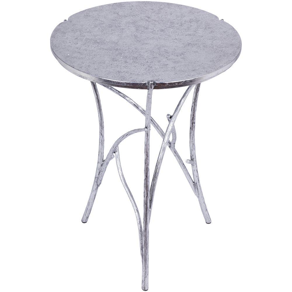 Столик Арт Сильвер Античное серебро