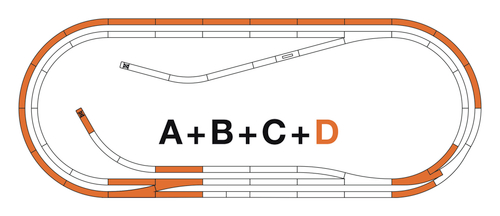 Набор рельс D ROCO LINE