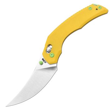Нож CJRB J1955-YE Nanner  с клинком из стали AR-RPM9, рукоять G10