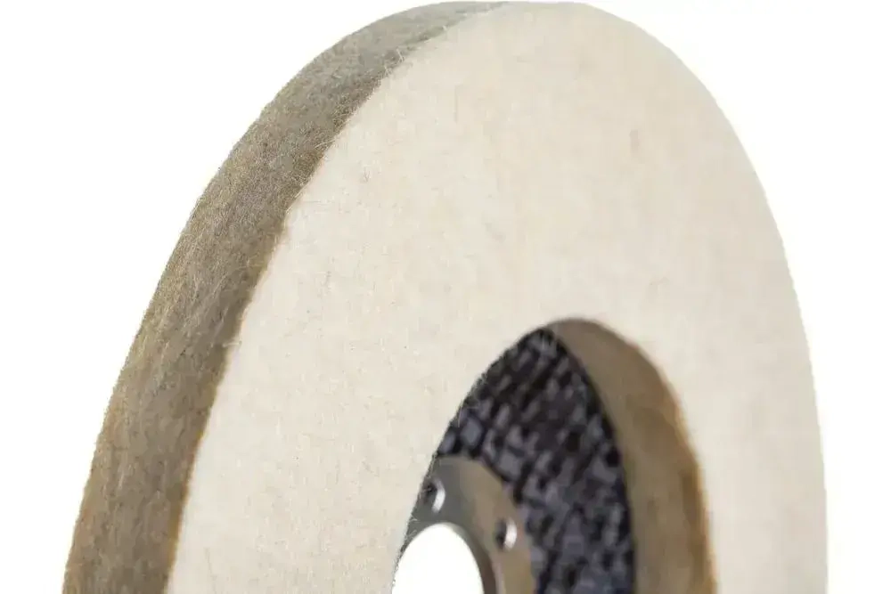 Полировальный круг 125 х 22,2 мм войлочный диск для УШМ болгарки полировальной машины