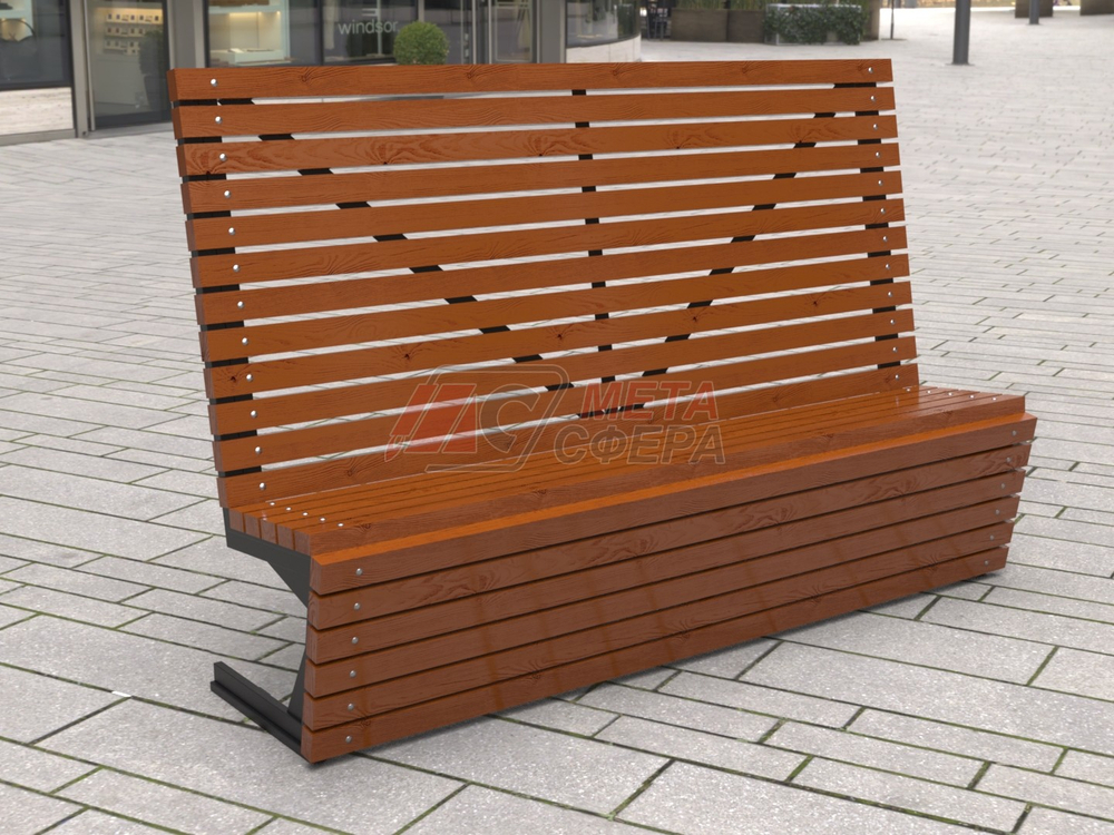 Скамейка Бьянка высокая