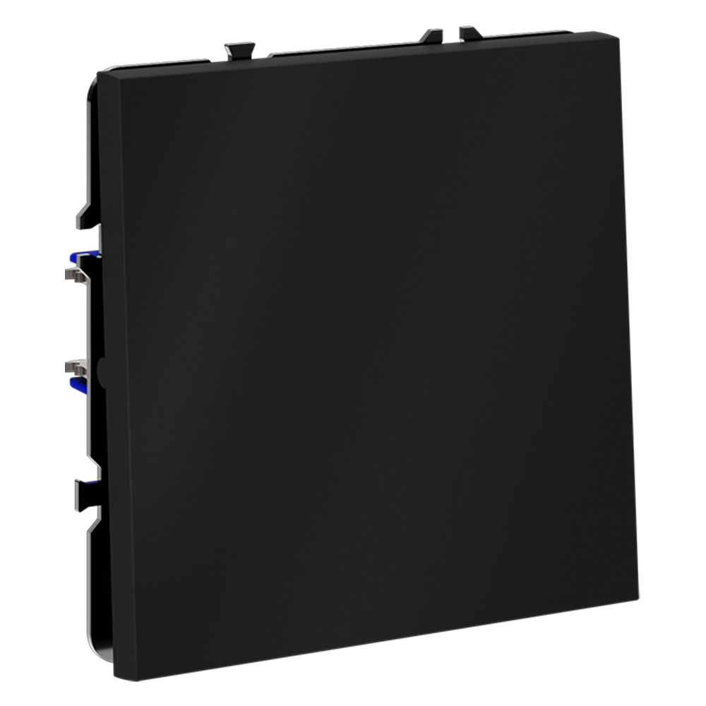 Перекрестный переключатель встраиваемый VOLTUM S70 одноклавишный 10А, (графит)