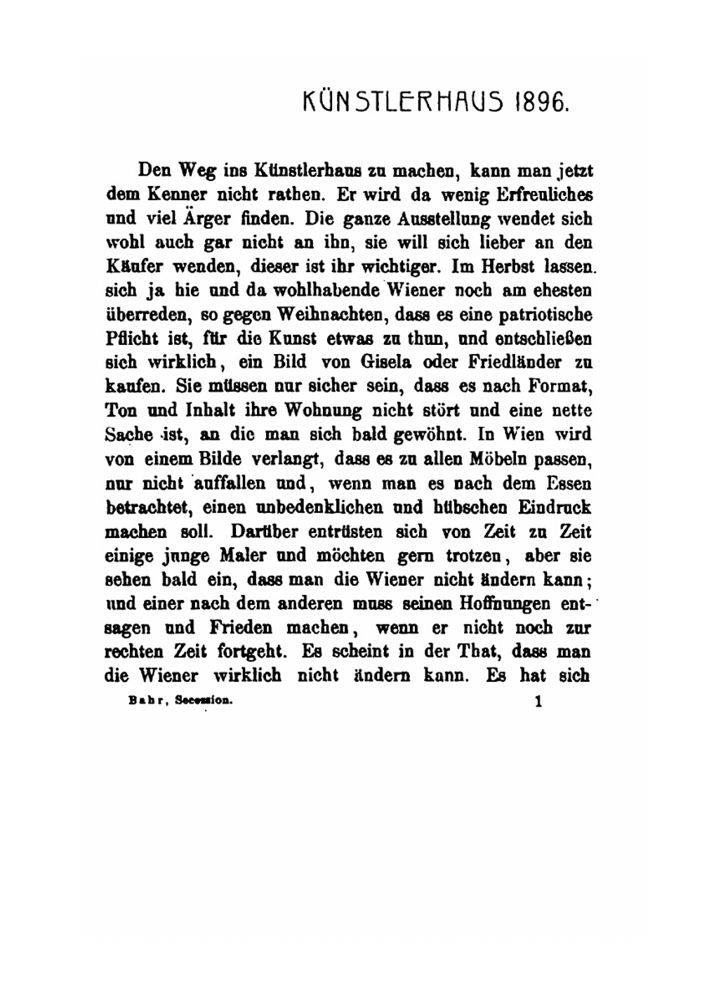 Secession | Hermann Bahr