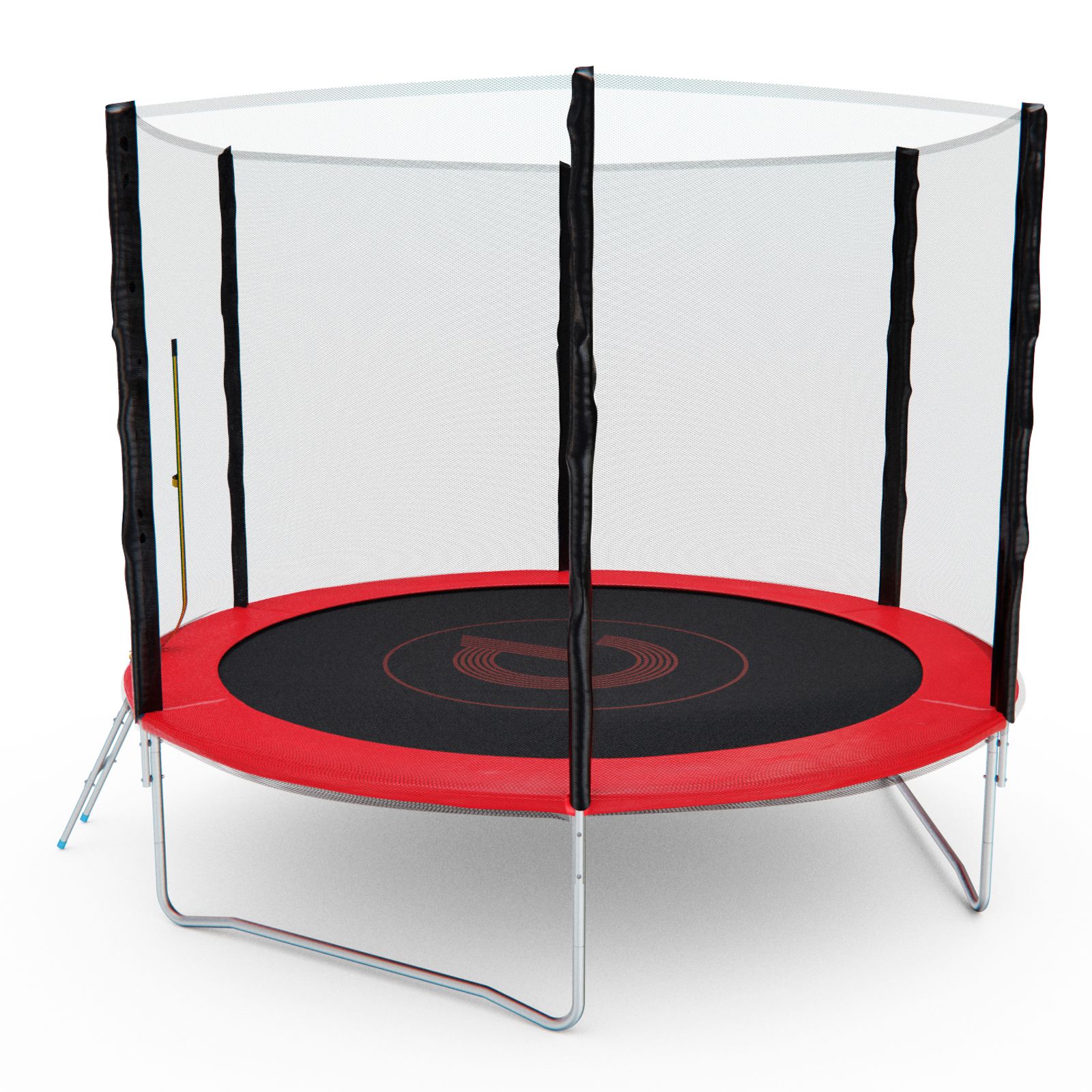 Батут с сеткой DFC PELPO 10ft с лестницей, RED фото №3