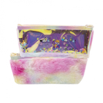 Пенал - косметичка Alingar, мех/голографика, молния, 90х200мм, "Щенки", ассорти (собачки)