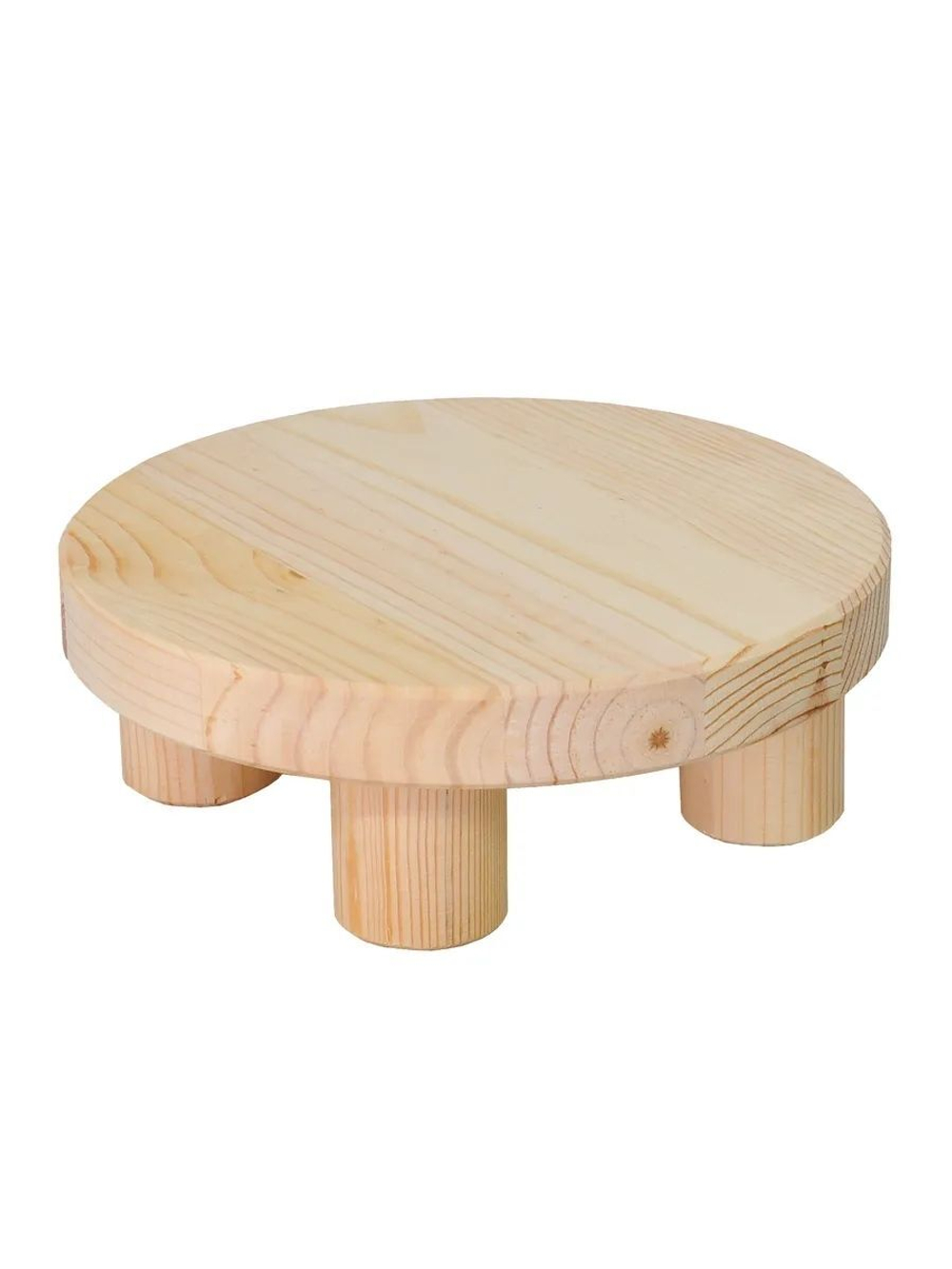 Подставка для сервировки, для цветов, под горячее из массива сосны