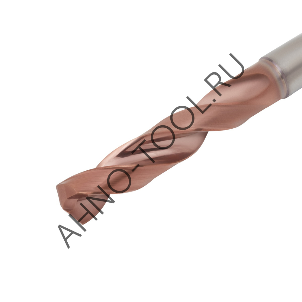 Сверло  7.7мм  твердосплавное 3D без подвода СОЖ. SP-X800030770 VHM AHNO по стали, чугуну, нерж. и ж