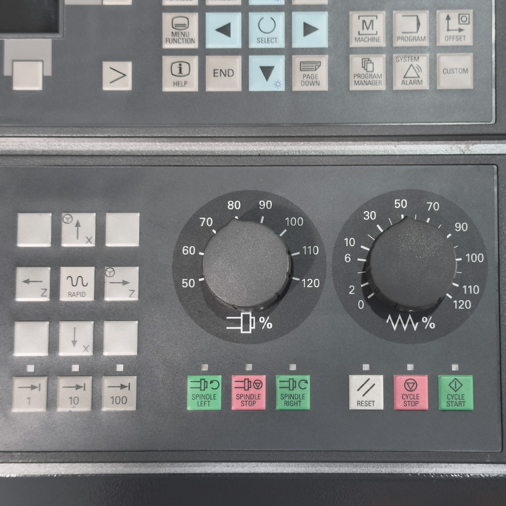 VISPROM SP210 CNC Токарный станок с ЧПУ с горизонтальной станиной