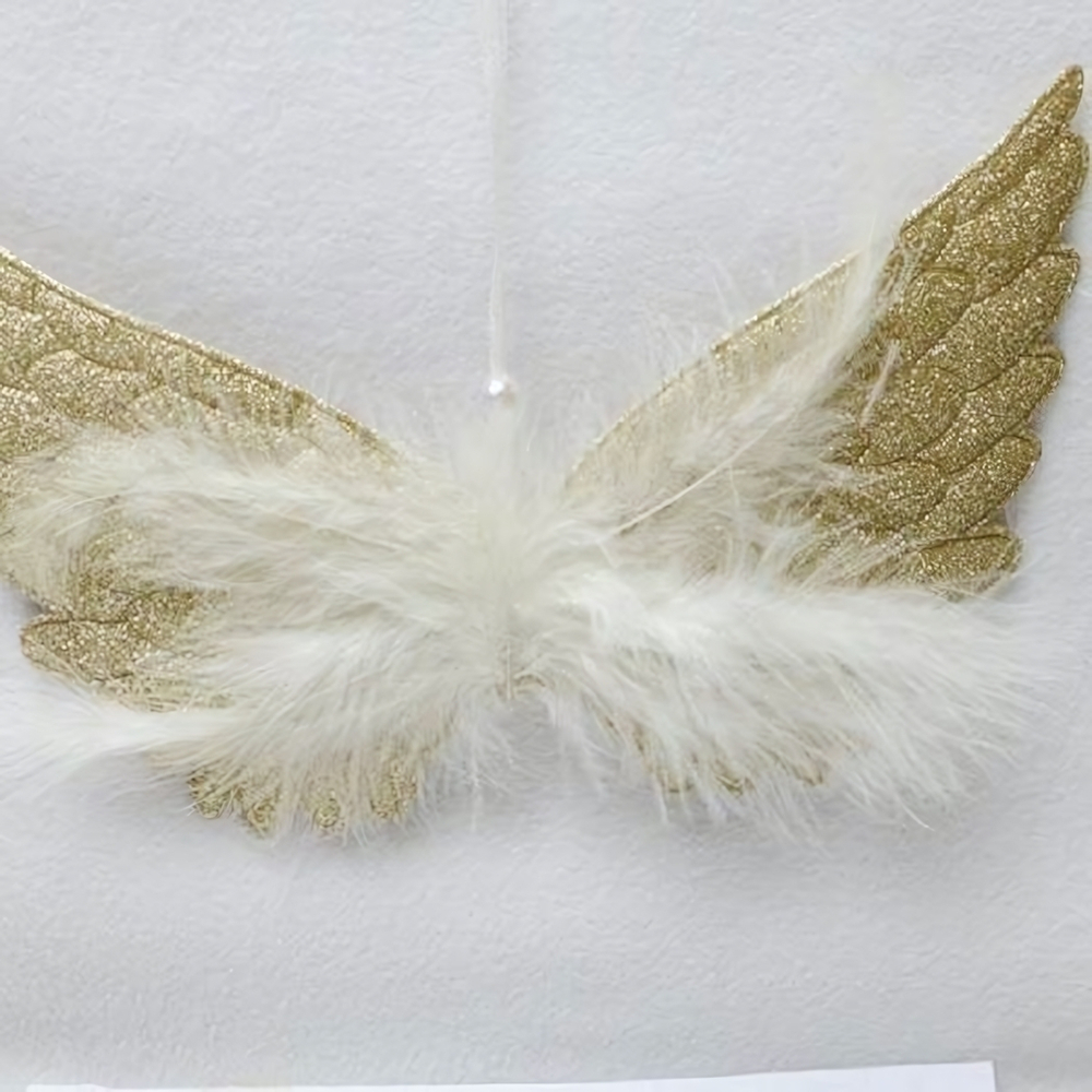 Подвеска "Волшебные крылья" 23 см, Золото (Серпантин)