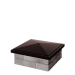 Колпак полимеркомпозитный Bonamono 400*400 (1,5 кирпича) коричневый