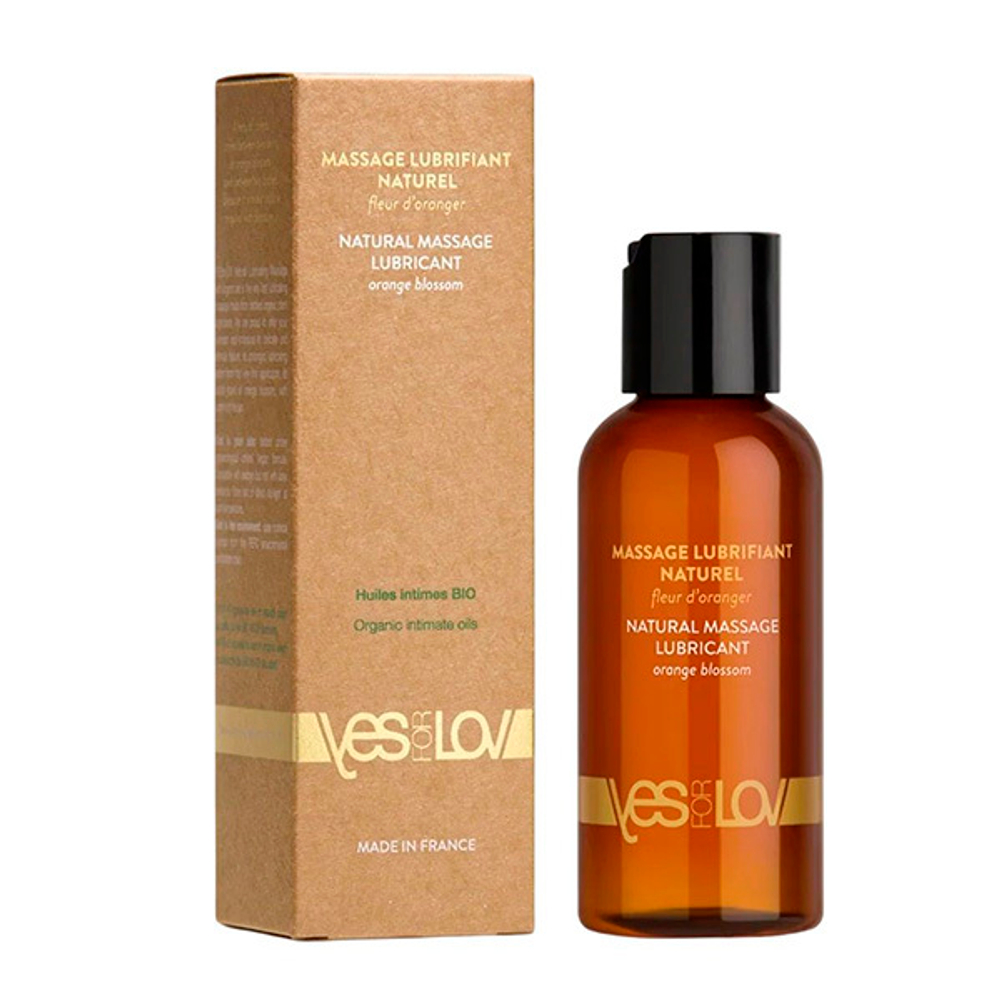 Натуральная массажная смазка YESforLOV Natural Lubricant Orange Blossom 100мл