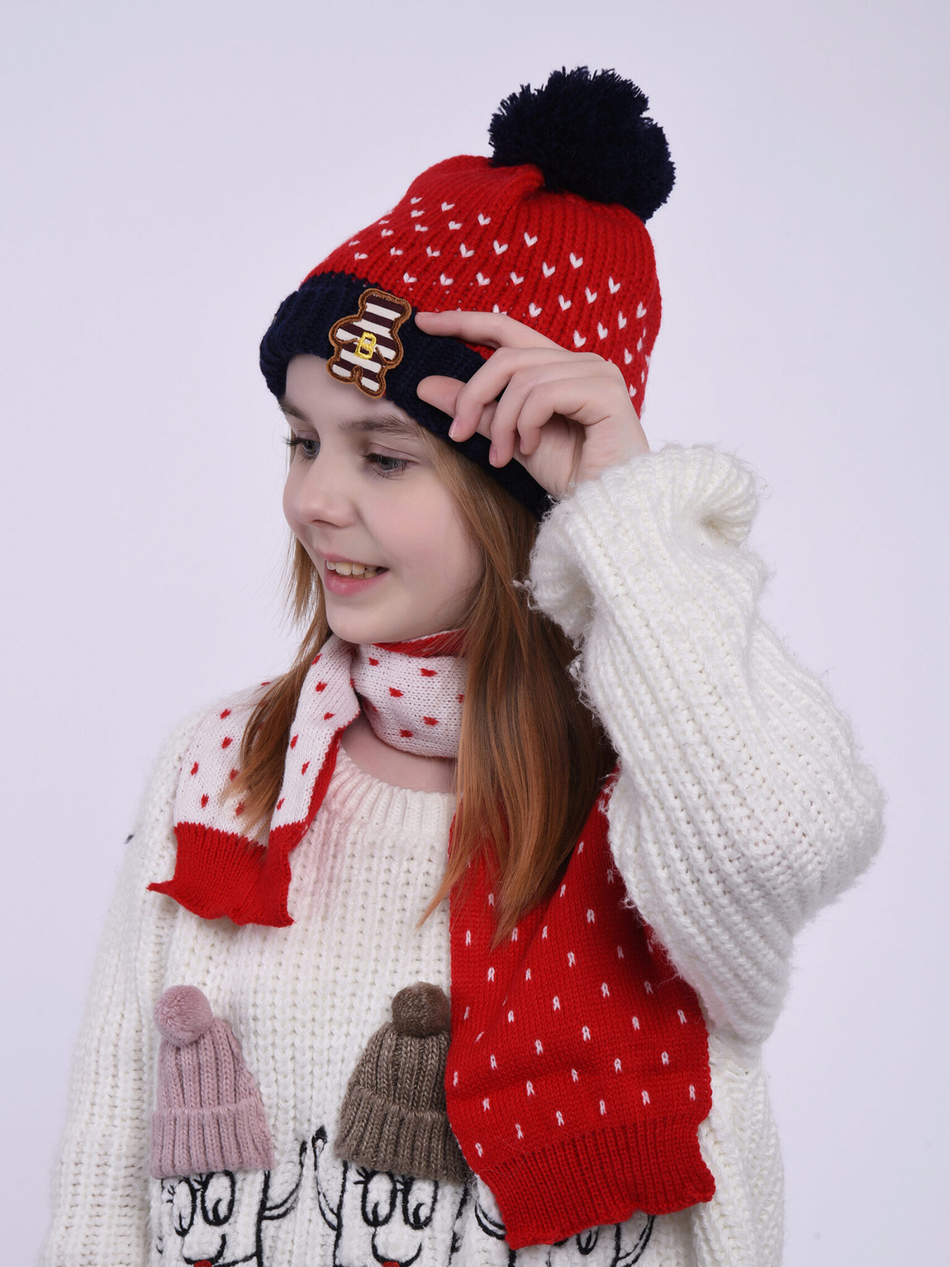 Комплект детский (Шапка+Шарф)