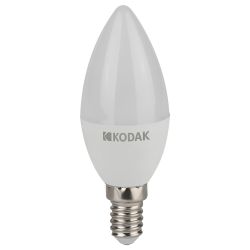 Лампа светодиодная Kodak LED B35-7W-865-E14 K 7Вт свеча холодный дневной свет Е14 | Kodak