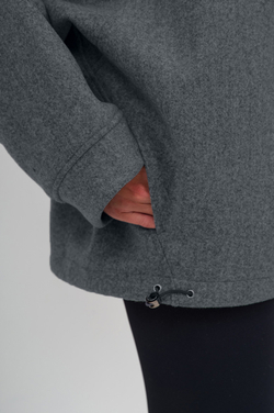 Пальто Crop Penhaligon Dark Grey