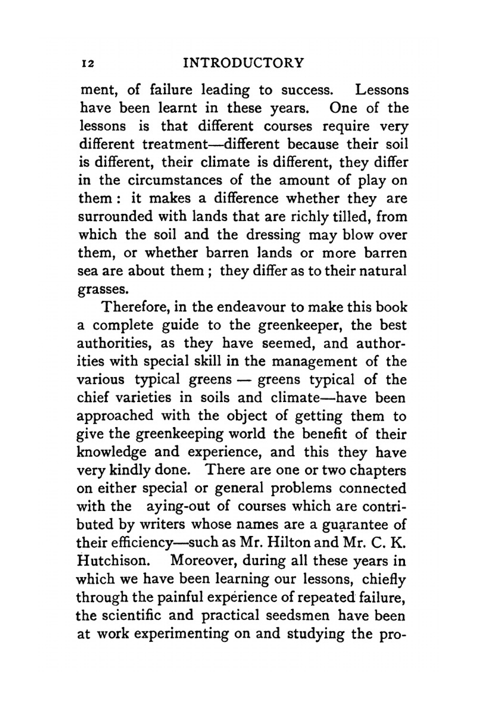 Golf greens and green-keeping | H.G. Hutchinson