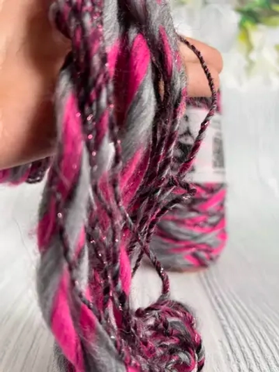 Трикотажная пряжа для вязания MORELINO толстая шишибрики