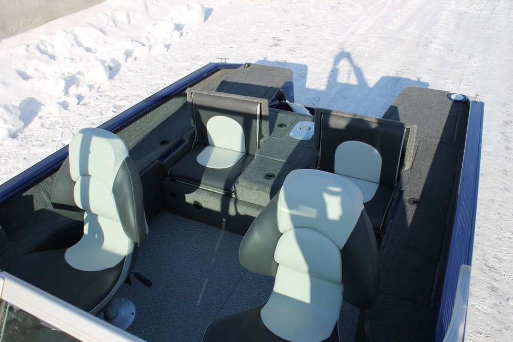 Катер-лодка алюминиевая WINDBOAT 4.6 DC EvoFish