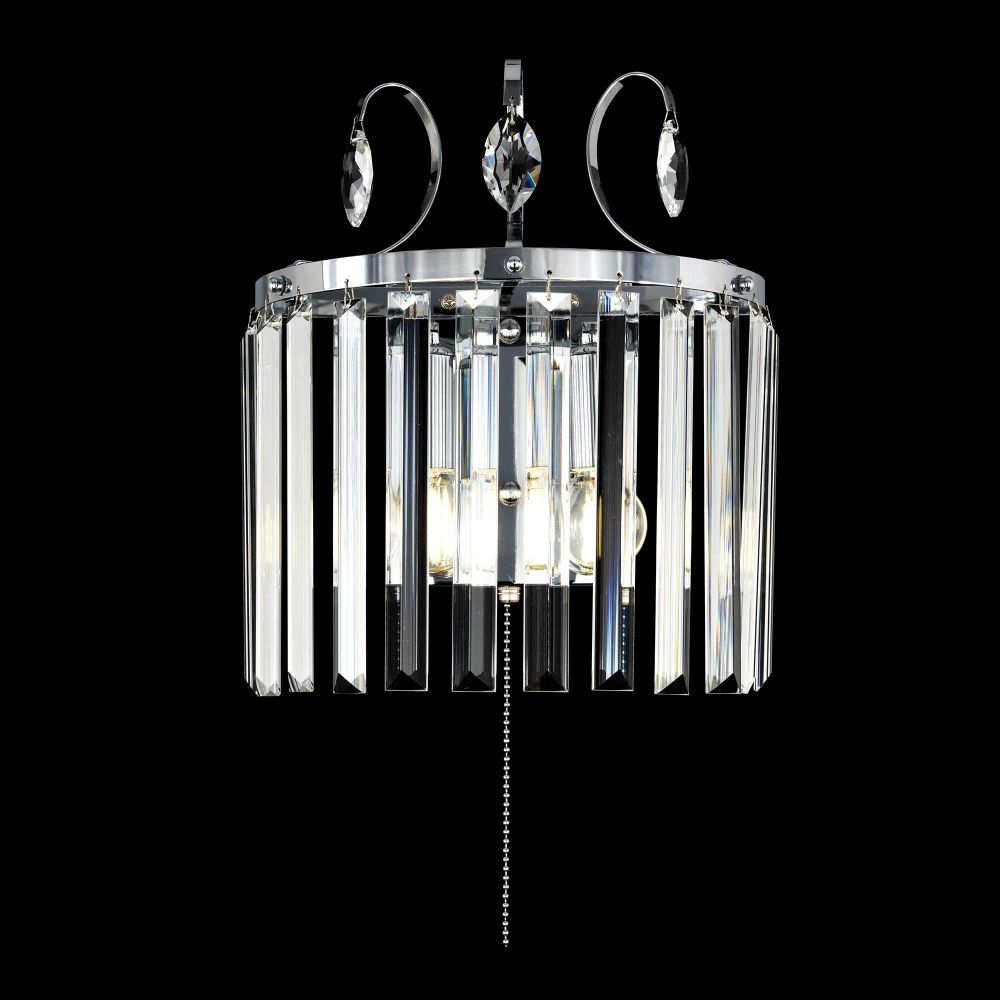 Citilux Инга CL335321 Бра хрустальное с выключателем Хром