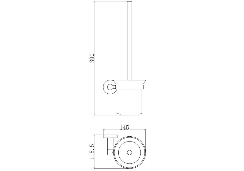 Ершик настенный AQUATEK AQ4010CR ВЕГА