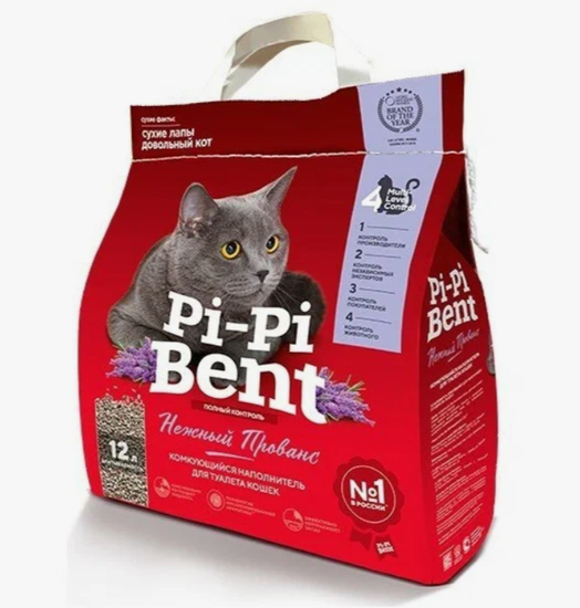 Pi-Pi Bent Комкующийся наполнитель"Нежный прованс"