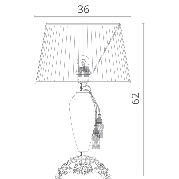 Настольная лампа Divinare 5123/01 TL-1