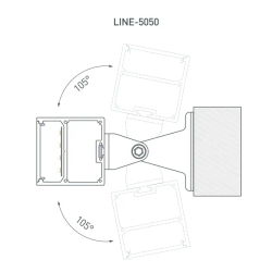Профиль SL-LINE-5050-3000 BLACK (BY) (Arlight, Алюминий) 064577