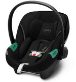 Коляска Cybex Balios S Lux TPE complete Aton S2 Moon Black 3 в 1 Chocolate Brown с дождевиками
