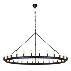 Citilux Смитсон CL470130 Люстра замковая подвесная Чёрная