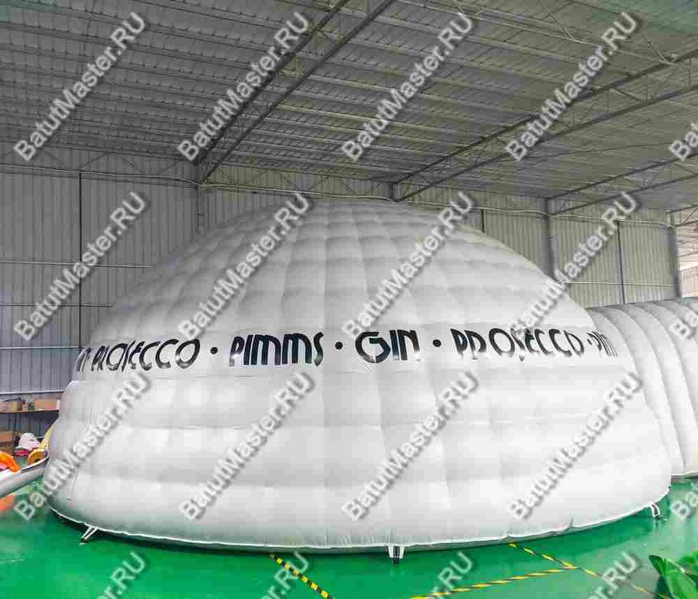 Надувной шатер "Иглу" ПВХ, 7,5*5,5*4 м