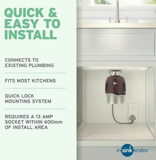 InsinkErator Измельчитель пищевых отходов Evolution Plus Plus 1000 EC