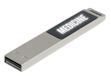 Флешка с индивидуальной гравировкой и футляром