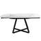 Обеденный стол D2055BB /1096 из керамики и черной стали