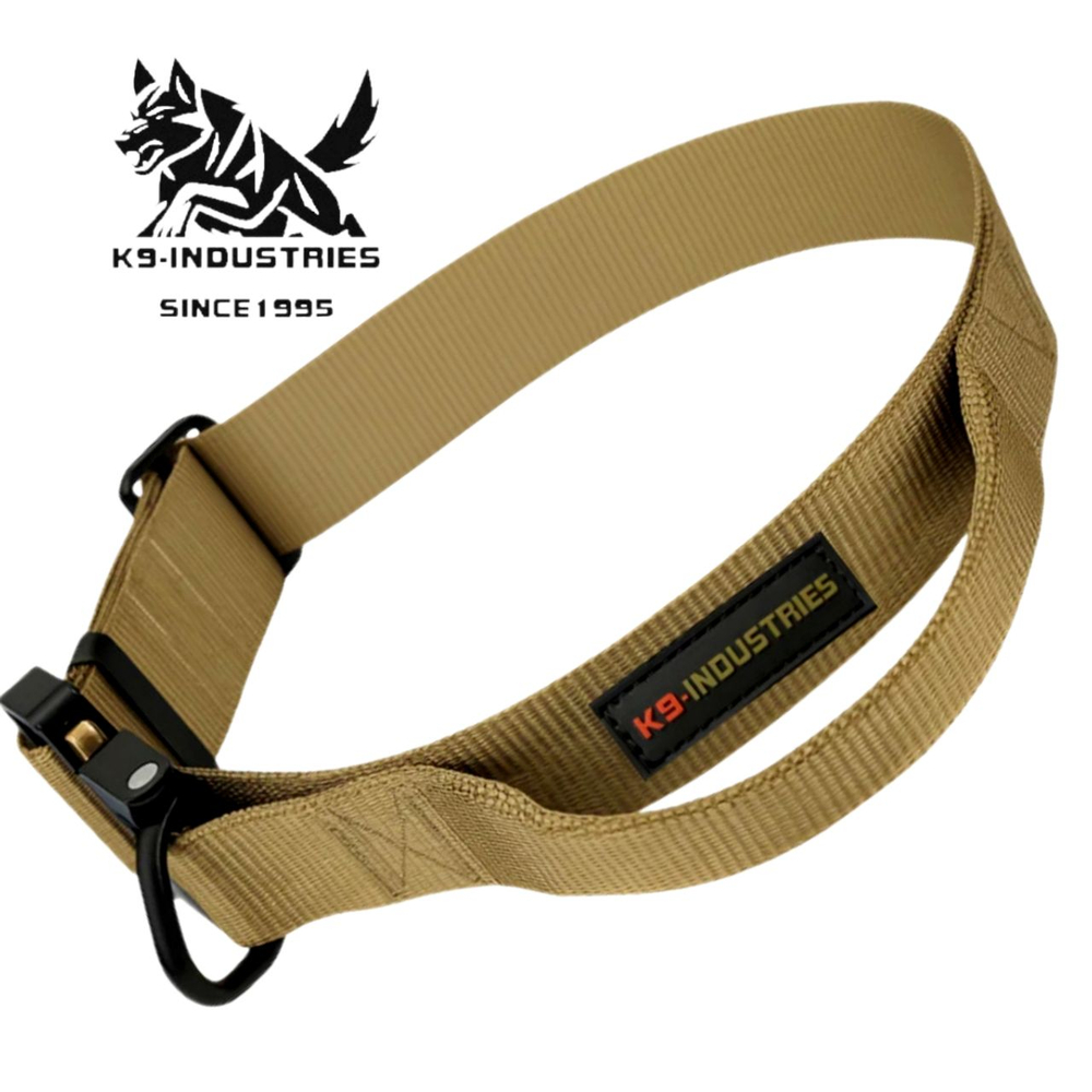 Тактический ошейник с ручкой K9 INDUSTRIES