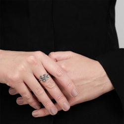 "Баядерка" кольцо в серебряном покрытии из коллекции "Балет" от Jenavi