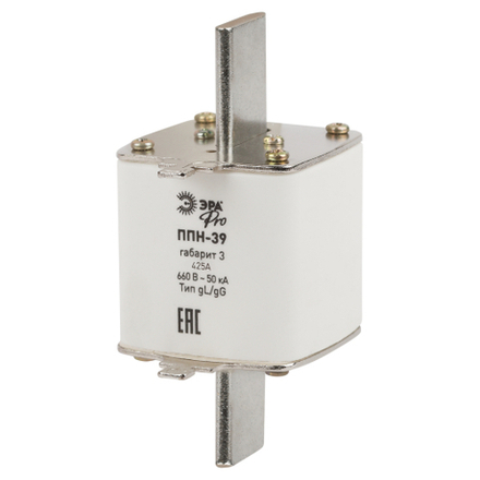 Плавкий предохранитель ЭРА PRO ppn-39-3-425 ППН-39, габарит 3, 425А