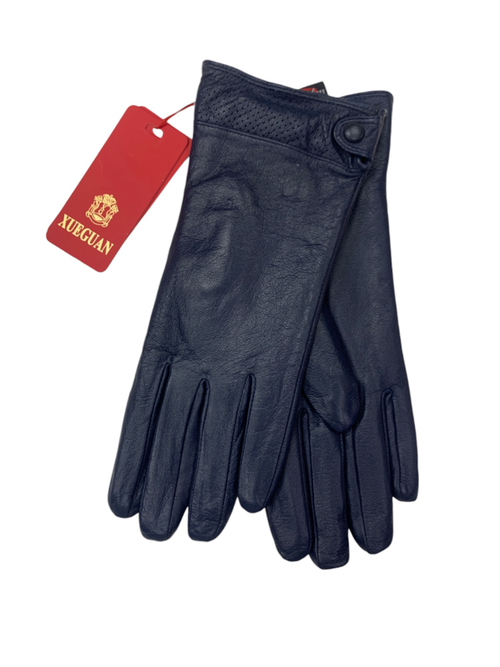 Перчатки. Женские. Материал верха: Кожаные. Подклад: плюш-флис.В упаковке 5 шт.